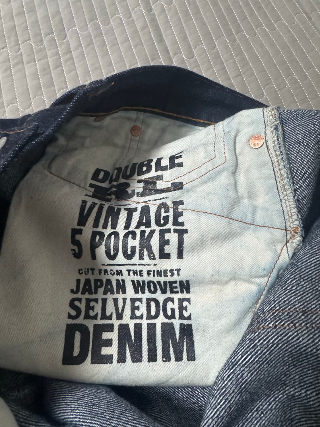 더블알엘 빈티지 파이브 포켓 이스트 웨스트 36/32 상품이미지4