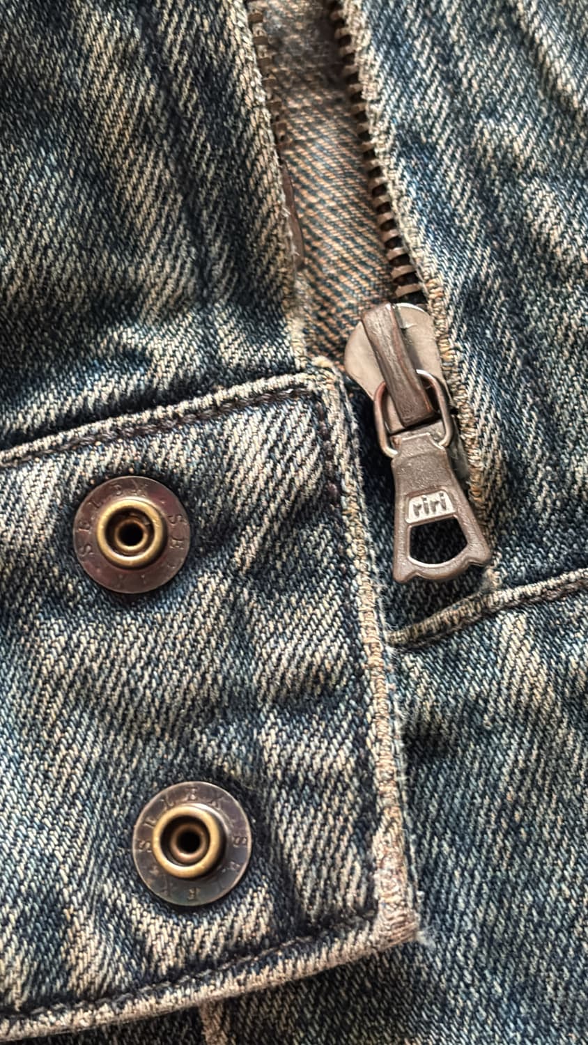 (Rare*) 2000's Elbow Patch Denim Jacket 상품이미지8