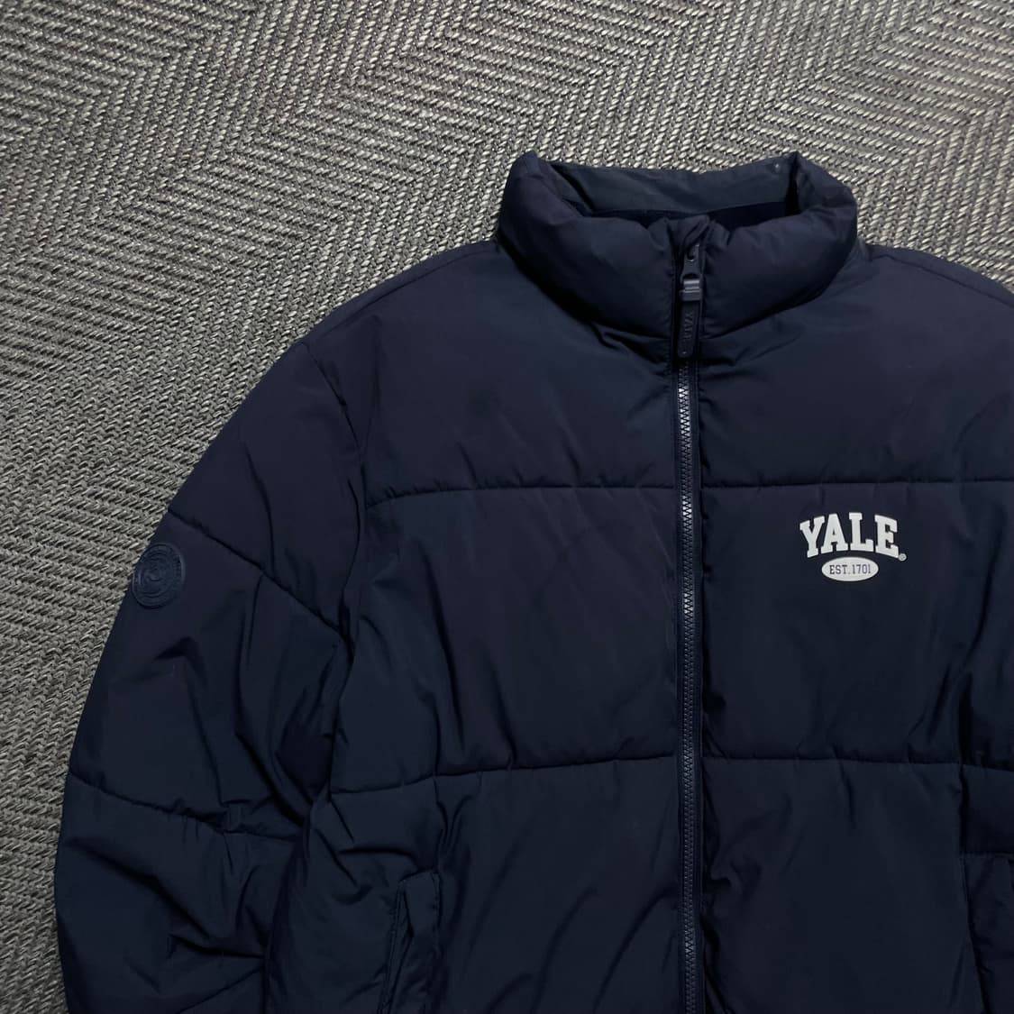 YALE 예일 로고 베이직 푸퍼 패딩o 5859 상품이미지3