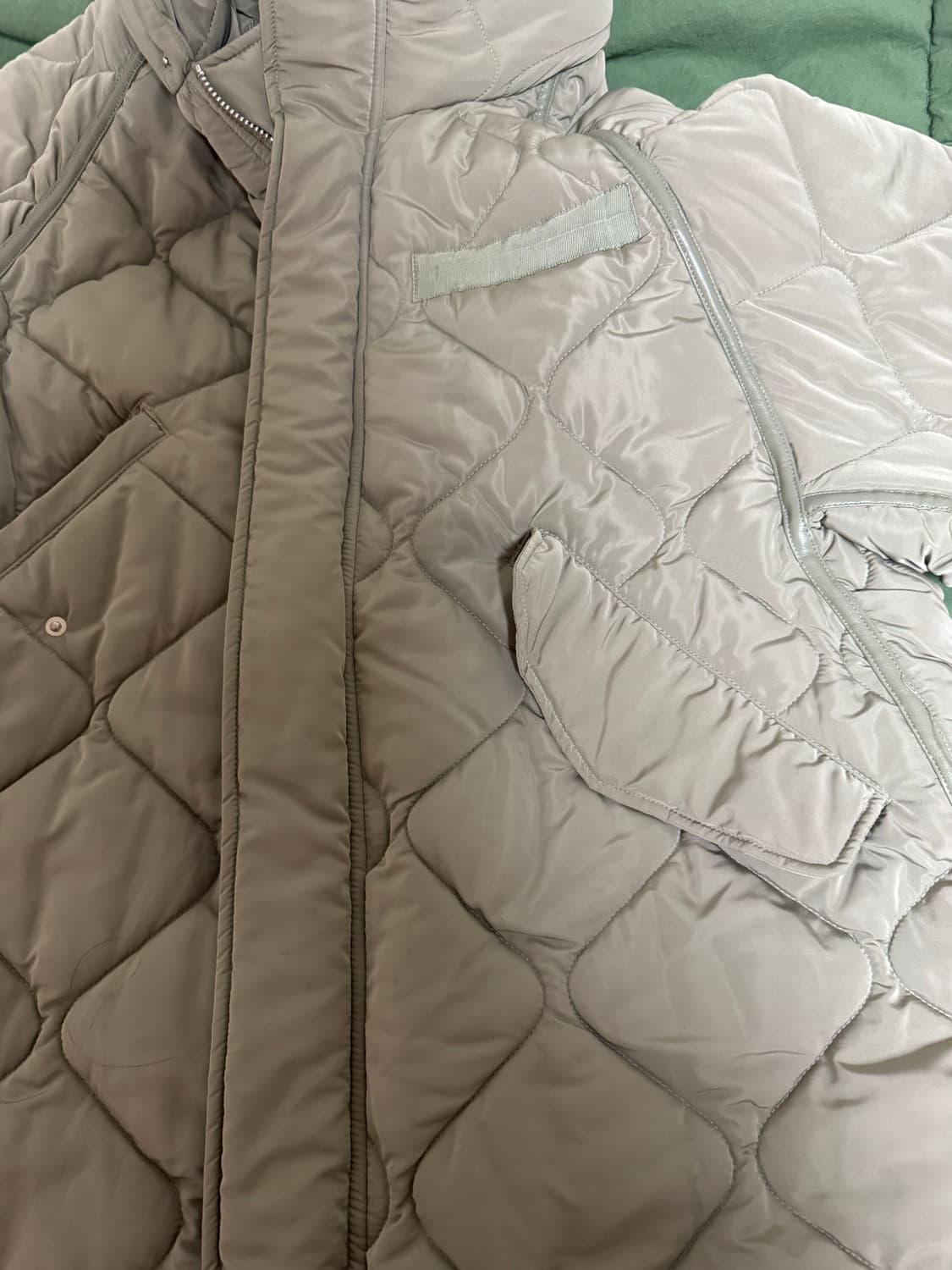 퀼팅롱파카 상품이미지2