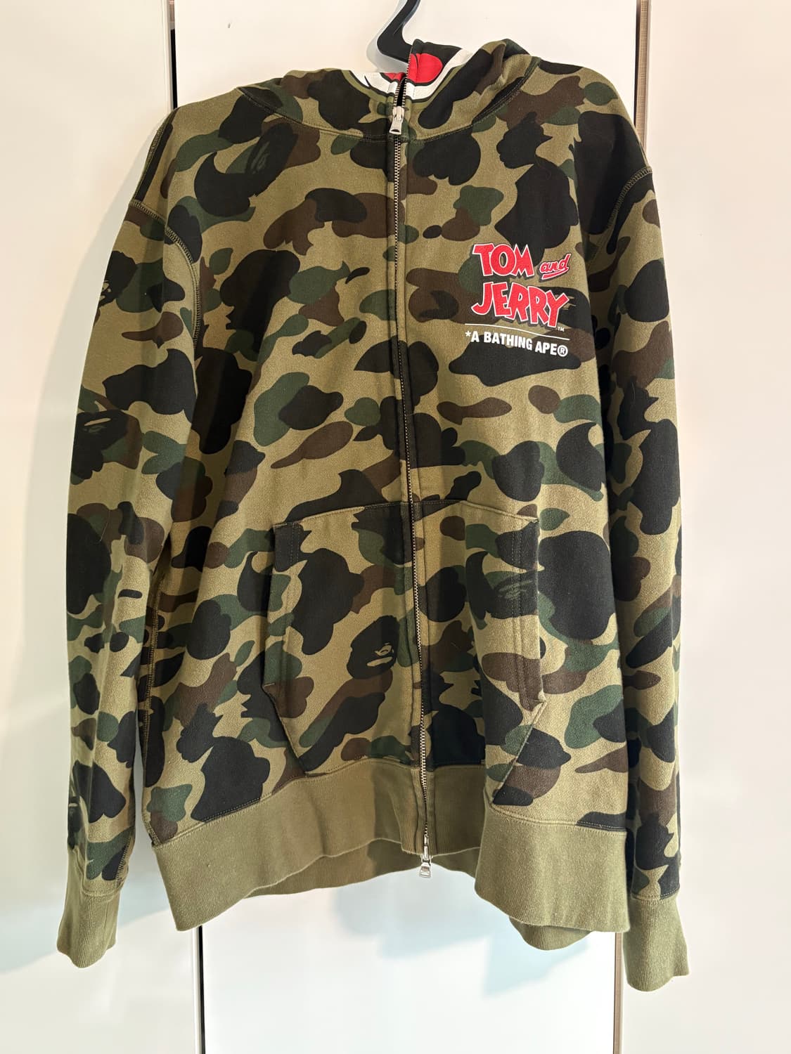 톰과 제리 베이프 후드집업 상품이미지2