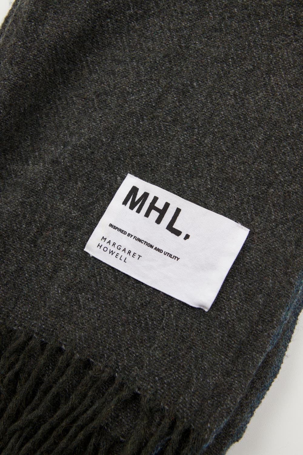 MHL 울 머플러 그레이 상품이미지4