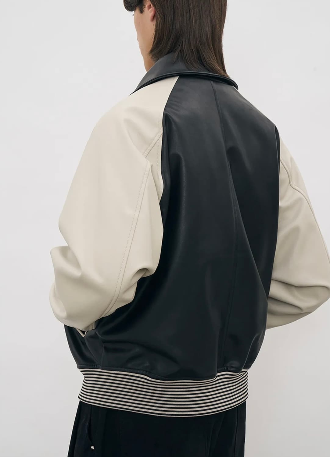 파르티멘토 비건레더 바시티 자켓 S 상품이미지5