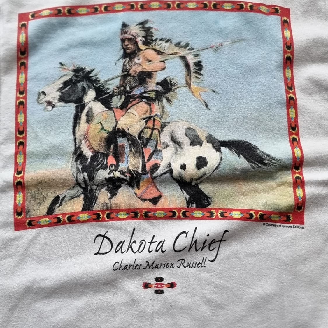 빈티지 Dakota Chief 프린팅 반팔 티셔츠(100-105) 상품이미지2