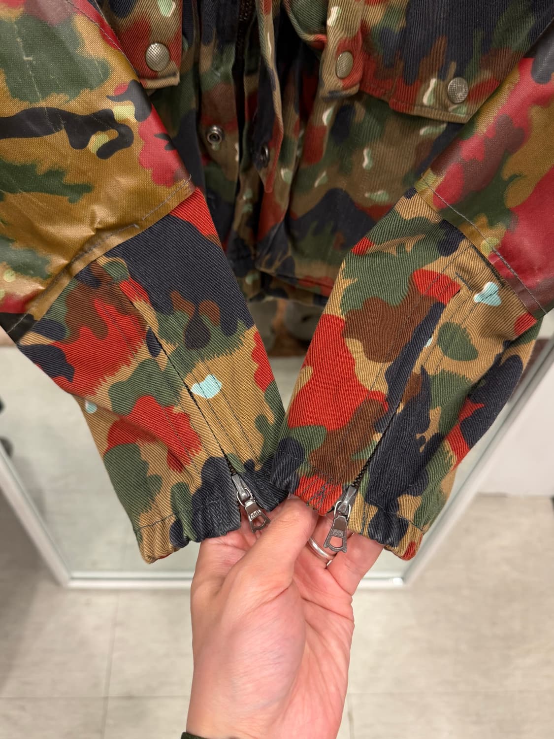 70-80s Military 스위스군 M70 알펜플라쥬 필드 자켓 상품이미지3