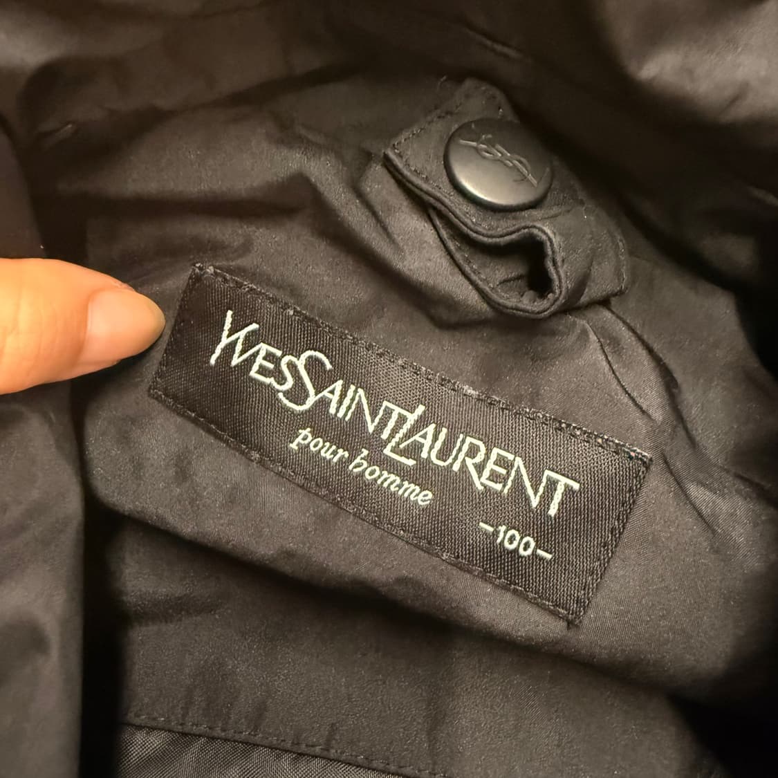 ( 정품/100 ) 입생로랑 빈티지 YSL 로고 싱글 자켓 상품이미지5