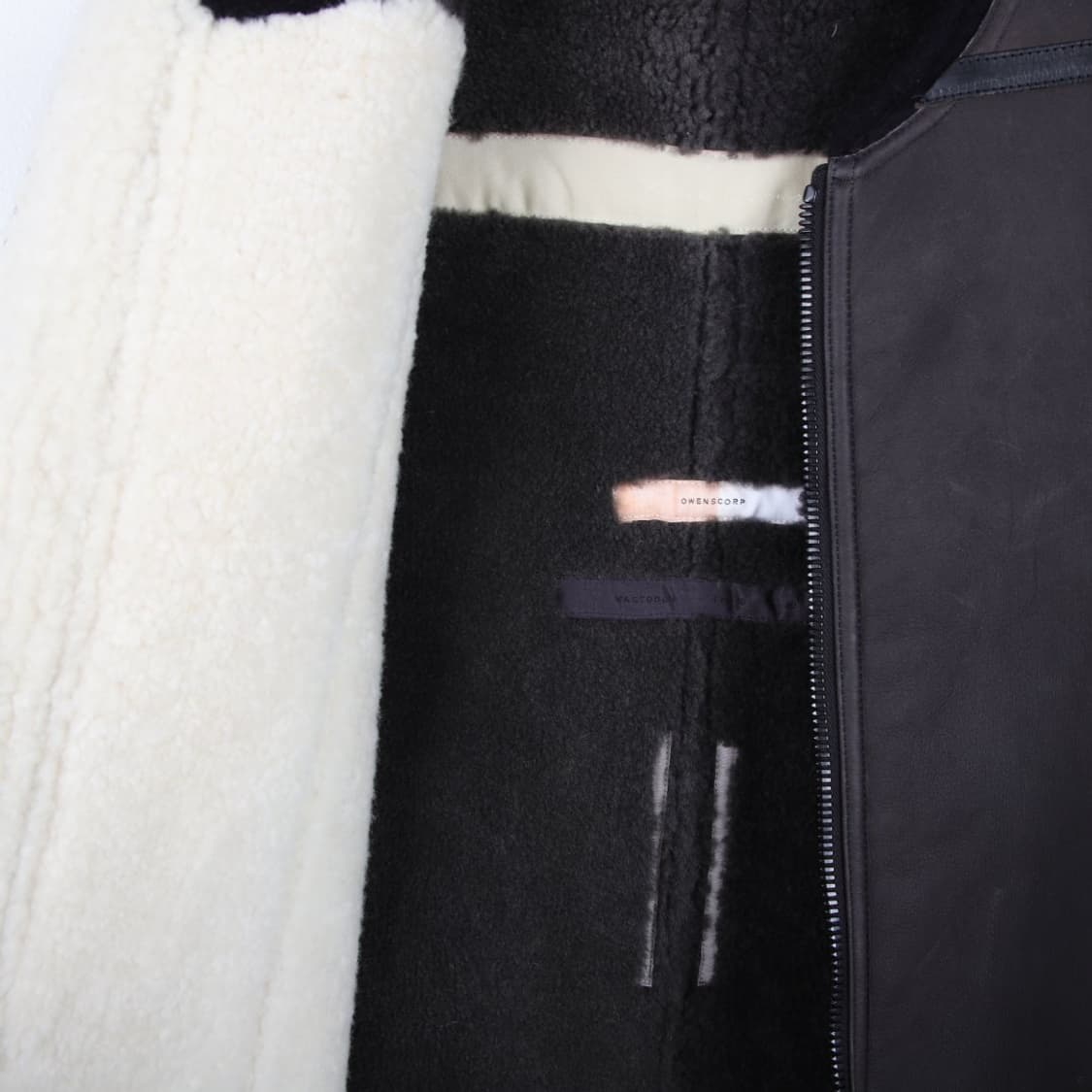 48 / Rick owens 릭오웬스 런웨이 마스토돈 롱 레더 무스탕 상품이미지8