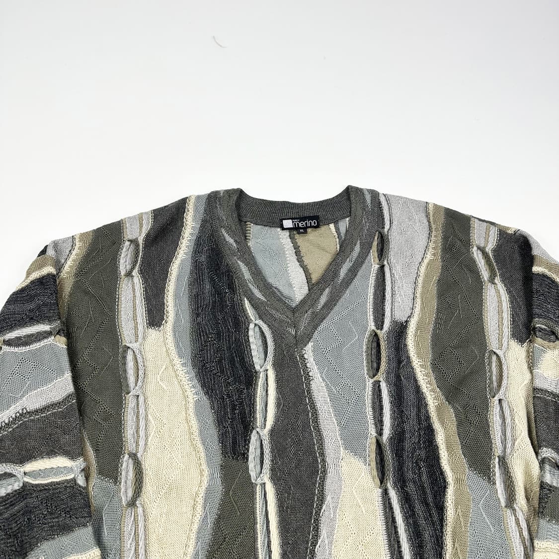 made in AUSTRALIA 메리노 울 케이블 니트 XL 상품이미지2