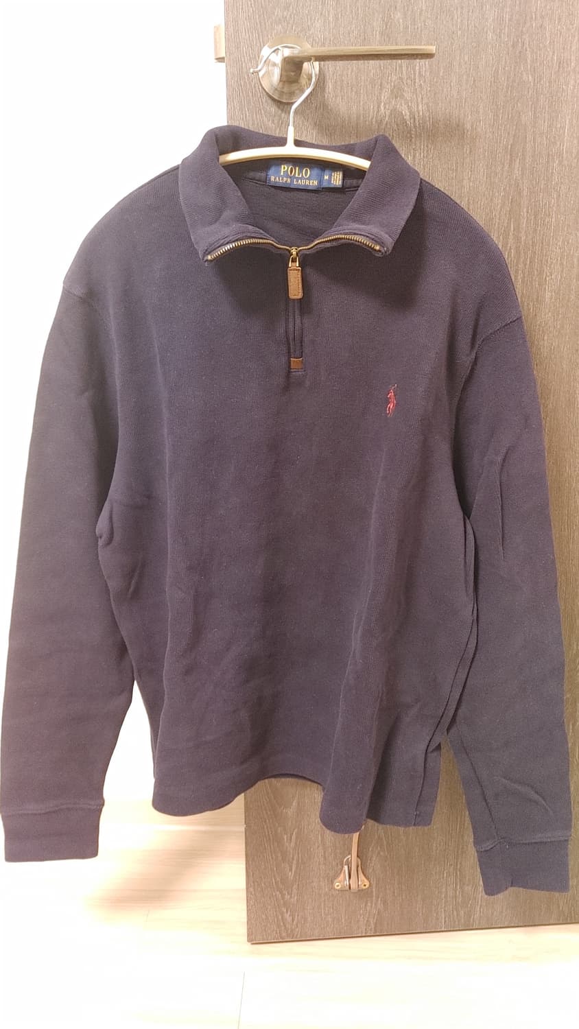 폴로 하프집업 네이비 M 상품이미지1