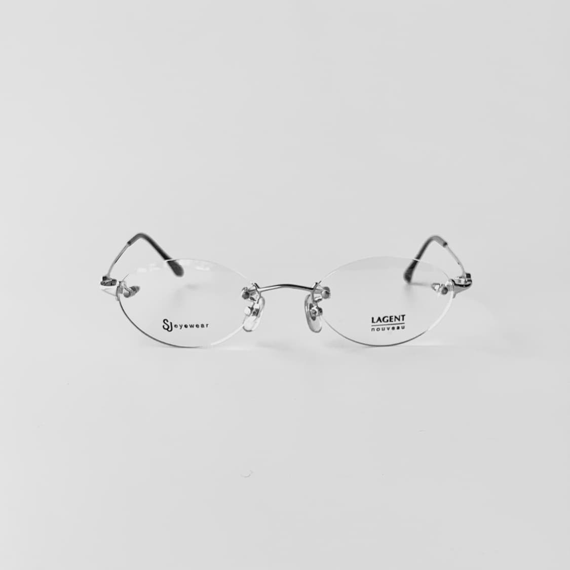 794 데드스탁 픽키 라운드 무테 오벌 경량 빈티지안경 상품이미지1