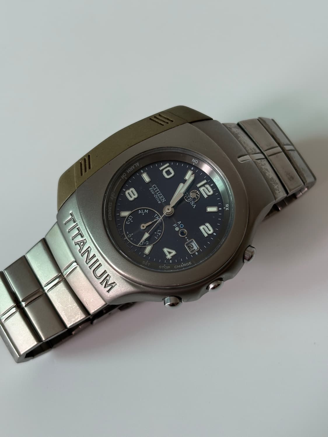 2000s Attesa Eco-Drive titanuim Quartz 상품이미지4