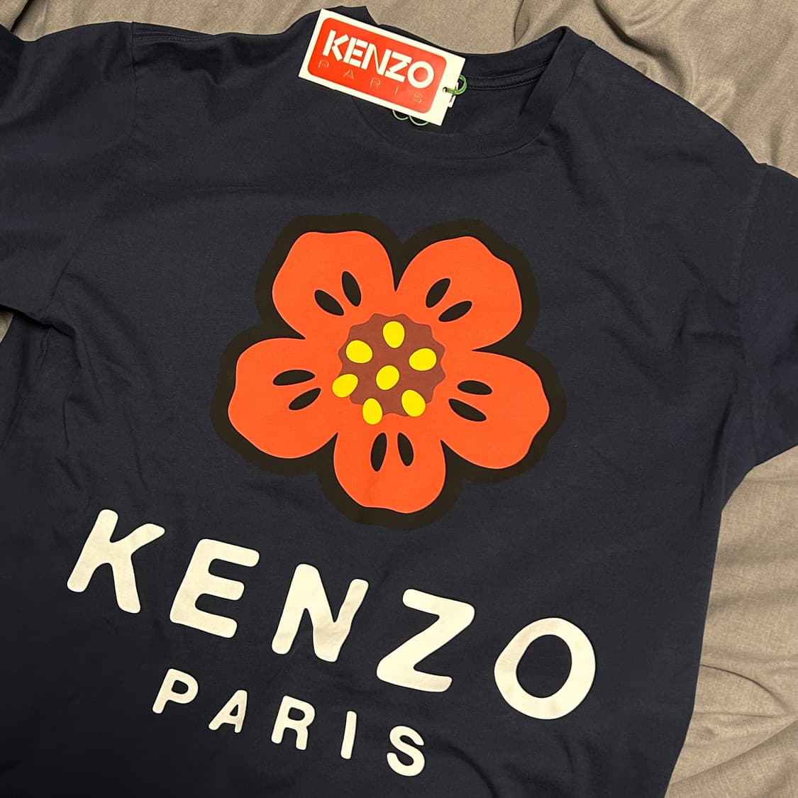 M) 겐조 니고 플라워 반팔 티셔츠 네이비 상품이미지2