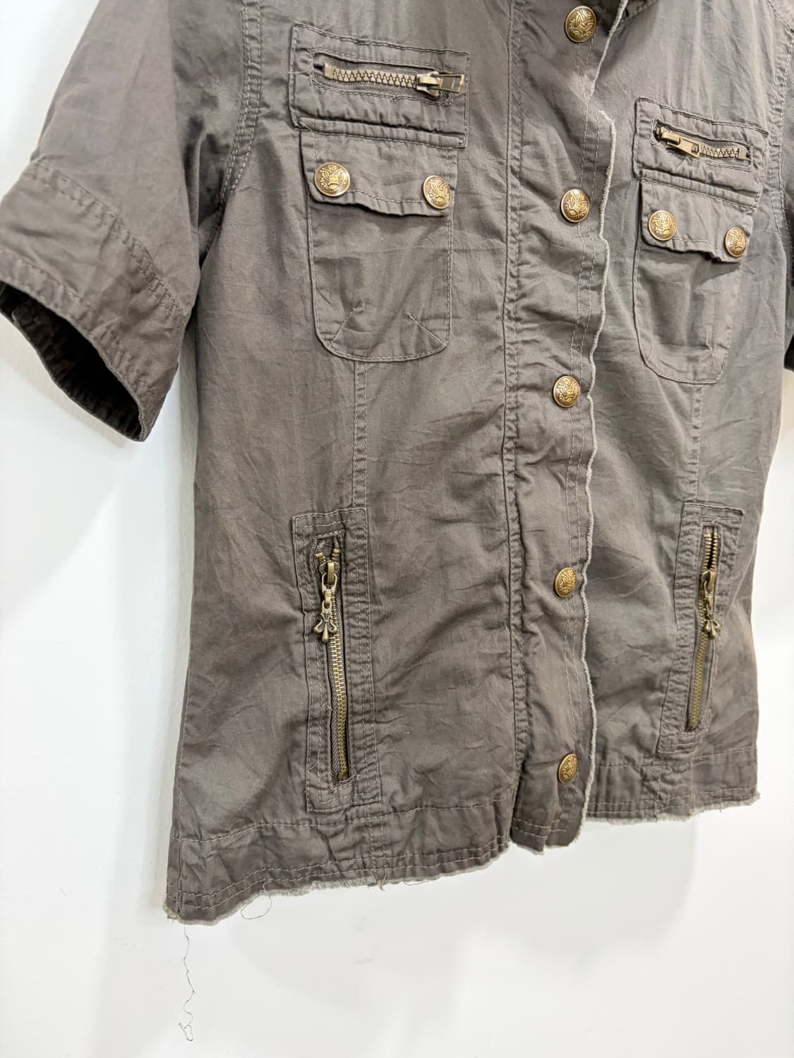 Sorridere 카고 그런지 반팔 자켓  상품이미지6