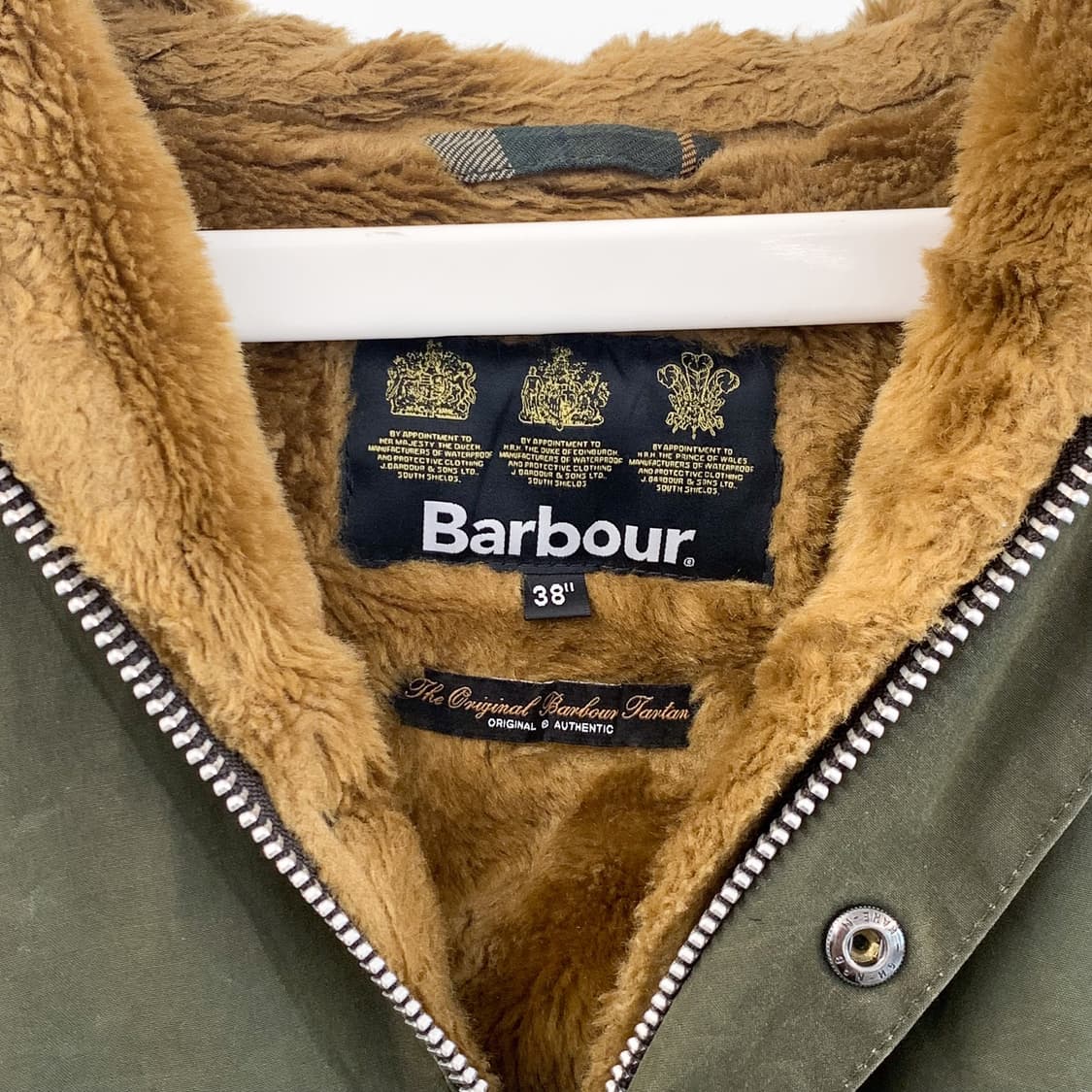 '바버' 비데일 후드 왁스 자켓 '38' 상품이미지7