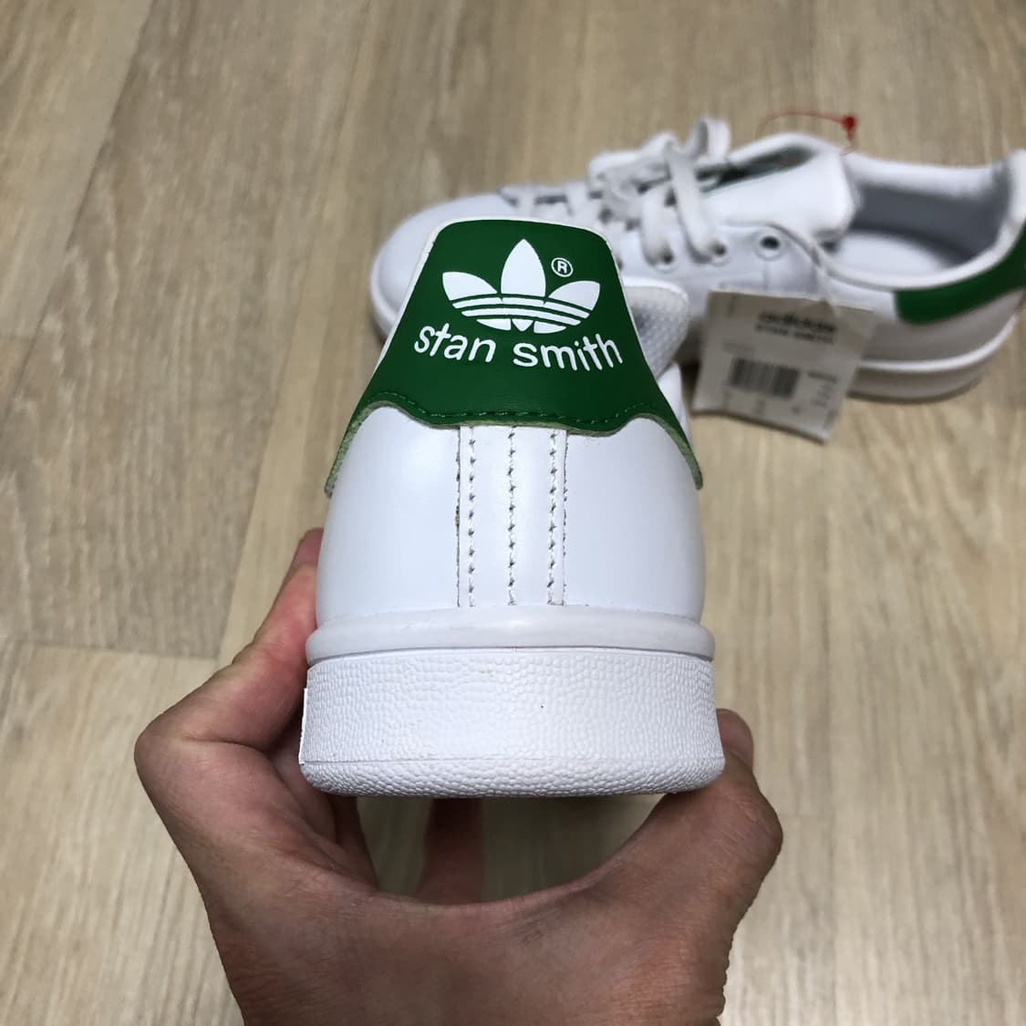 (220) 새상품 아디다스 adidas 스탠스미스 화이트 리얼레더 상품이미지2