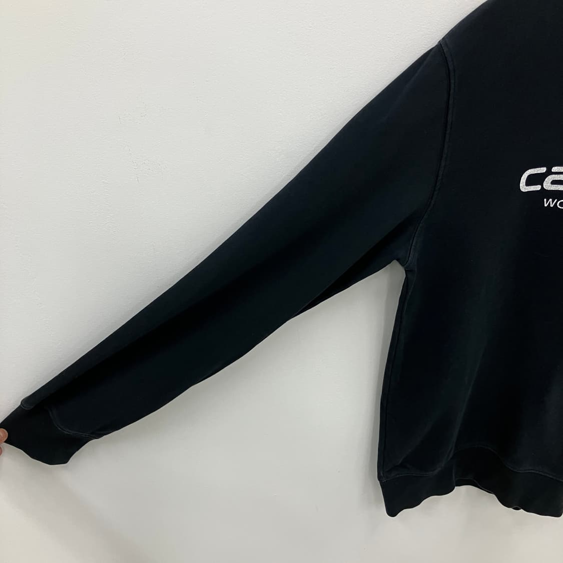 칼하트 윕 블랙 스웨트셔츠 M 상품이미지5