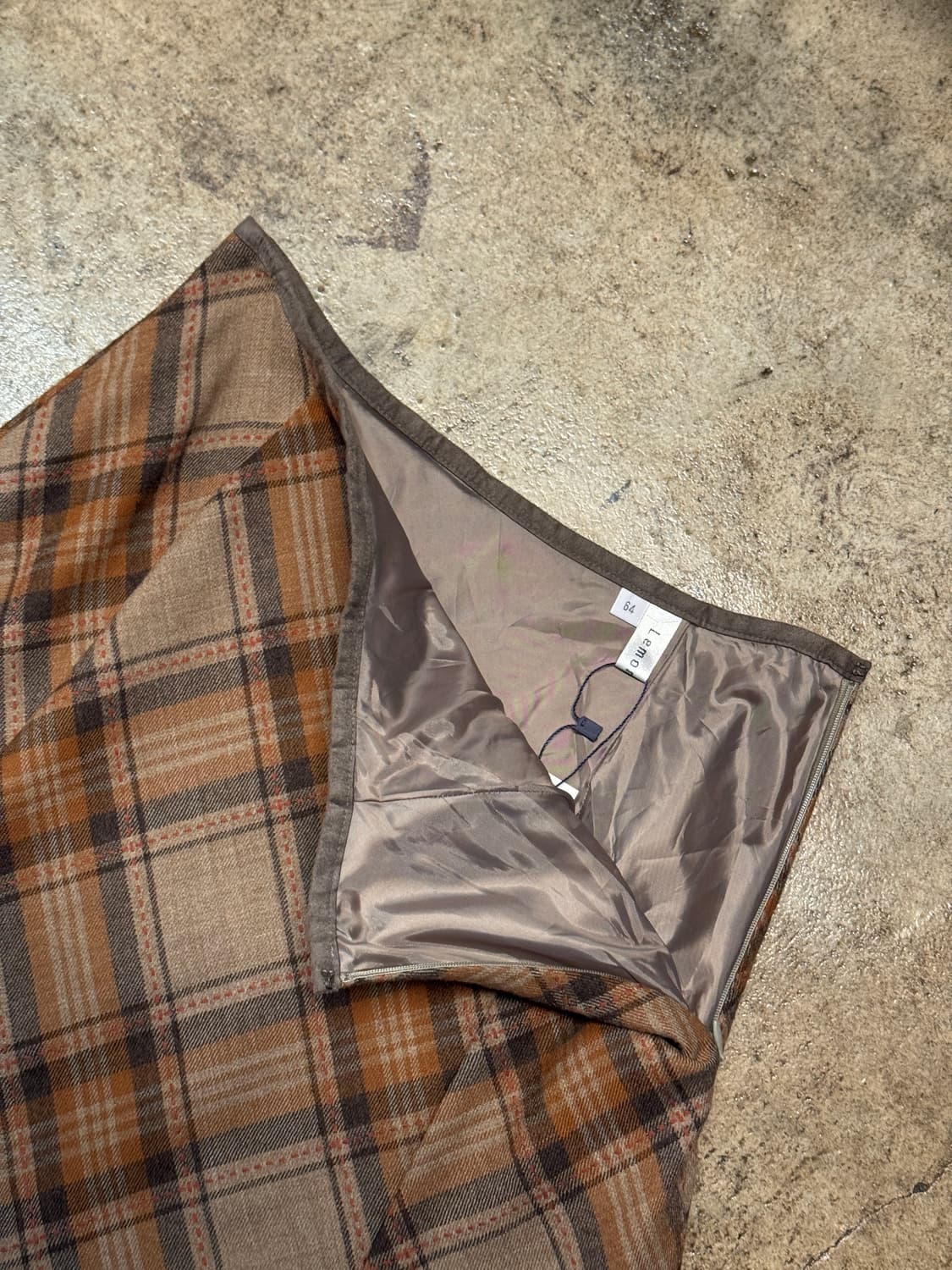 25inch ) JPN Checked Stitch Skirt 상품이미지2