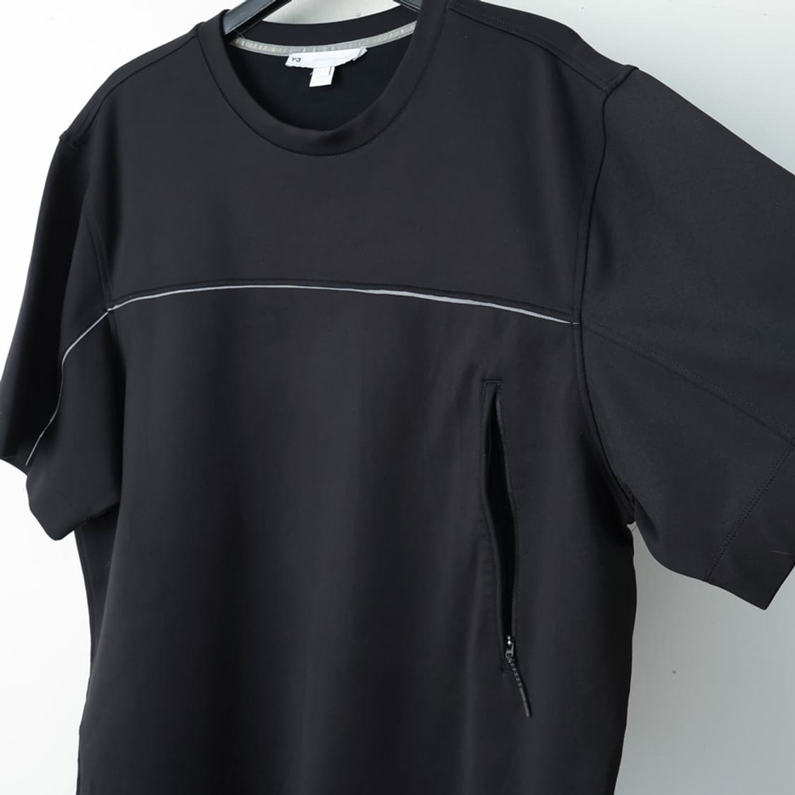 110/Y-3 아디다스 블랙로고 지퍼 반팔티  상품이미지6