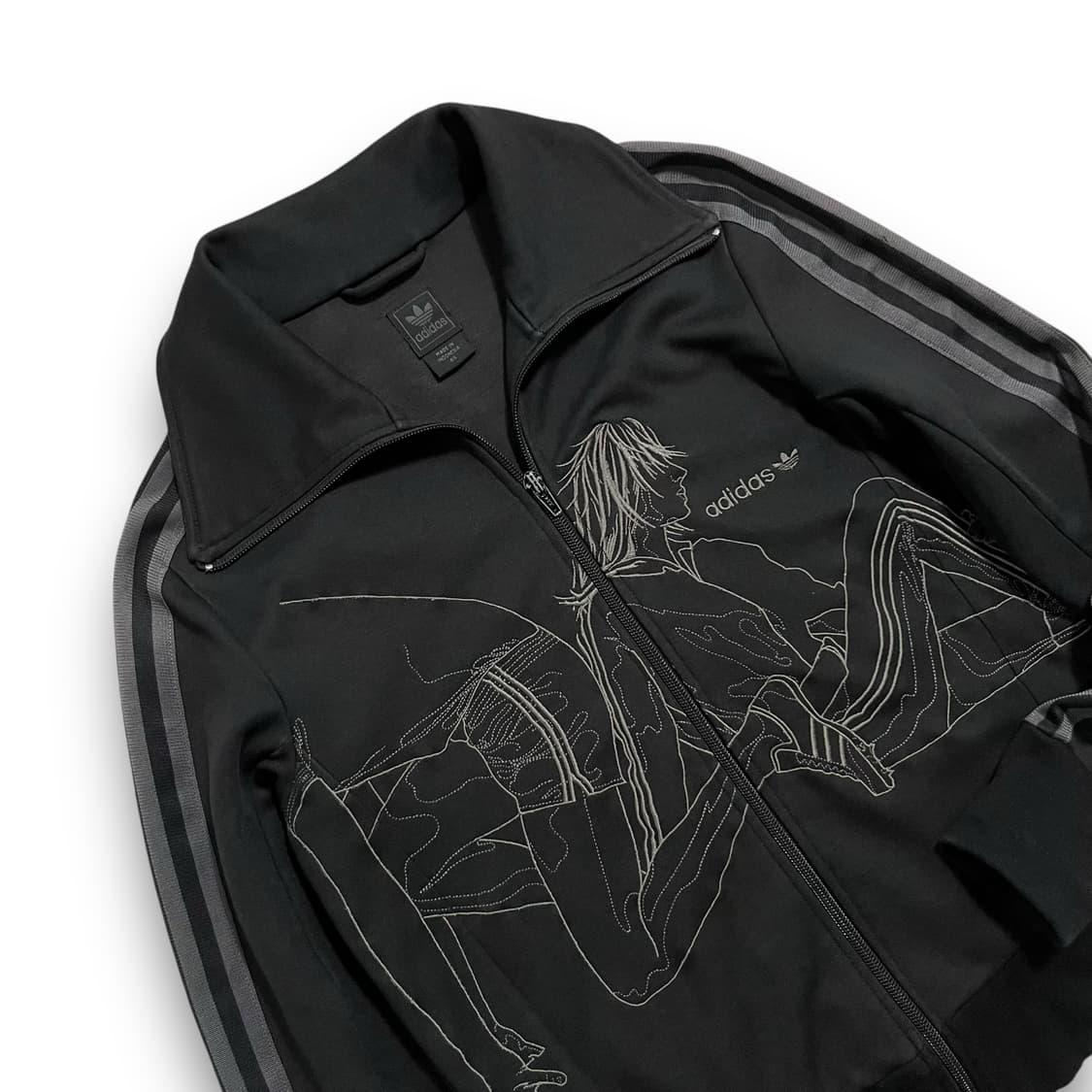 Adidas y2k Shaggy Cut Dark Track Top 상품이미지4