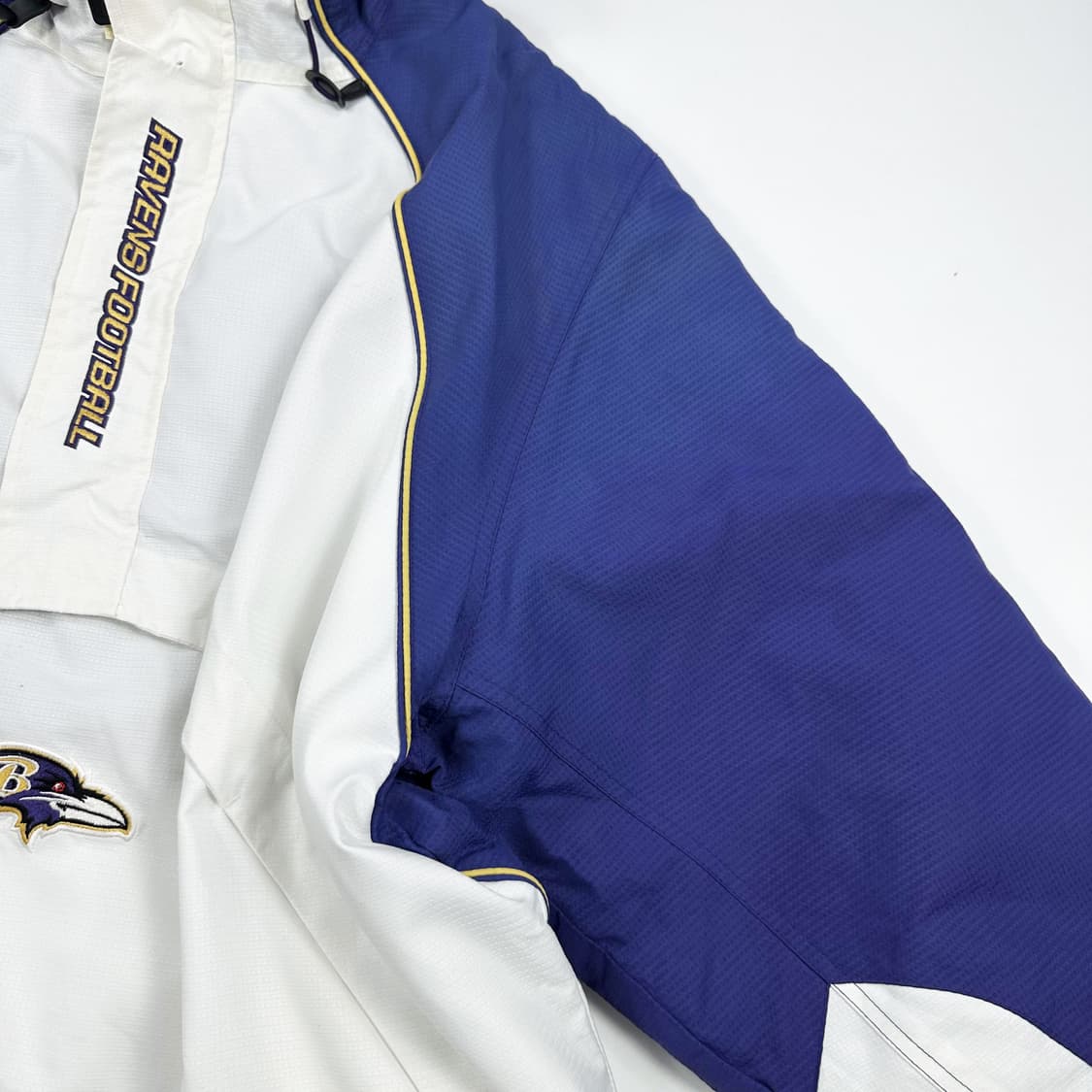 90s NFL 볼티모어 레이븐스 오버핏 우븐 아노락 XL 상품이미지9