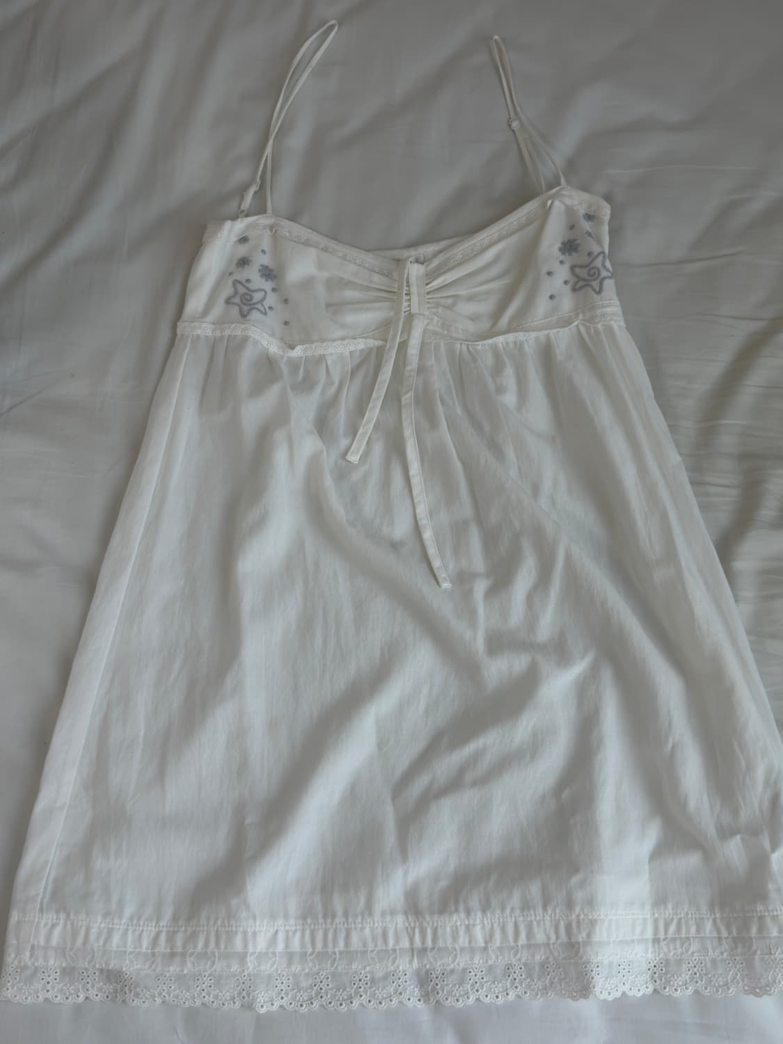 SOLAR STITCH MINI DRESS WHITE  상품이미지2
