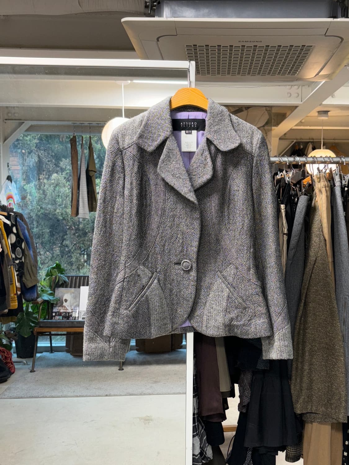 아츠로 타야마 울 스커트 수트 상품이미지2