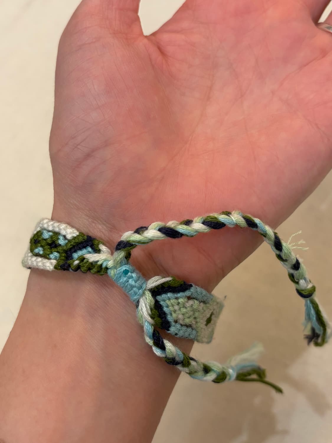 에스닉 패턴 핸드메이드 브레이슬릿 상품이미지4