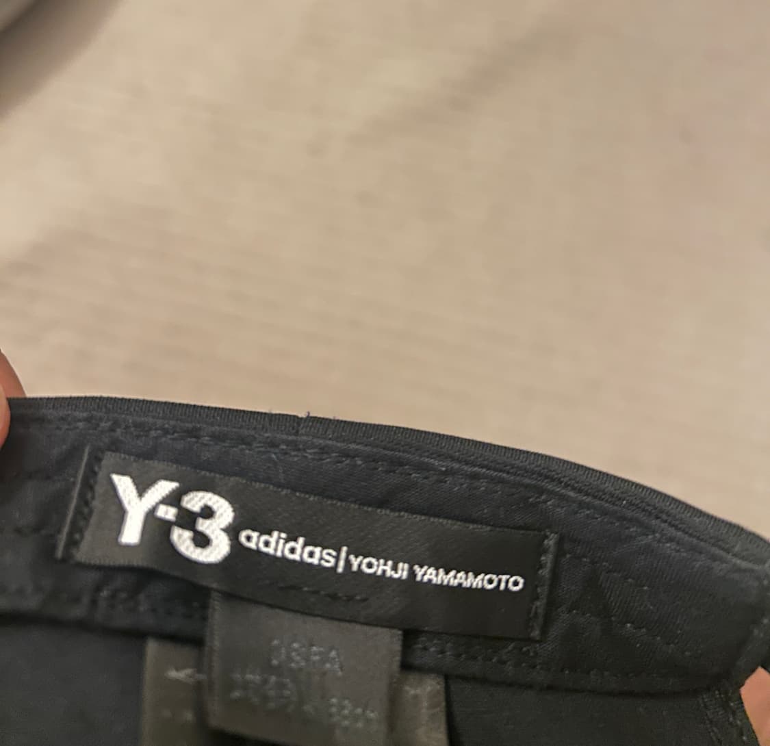 Y-3 요지야마모토 볼캡 블랙 상품이미지2