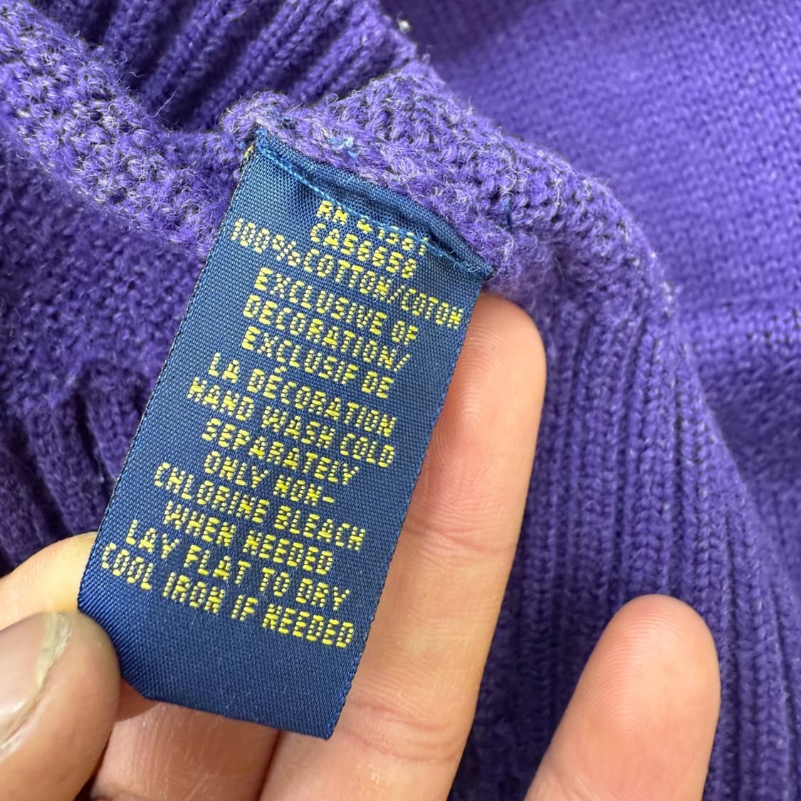 폴로 랄프로렌 하프버튼 니트 r1967  상품이미지7