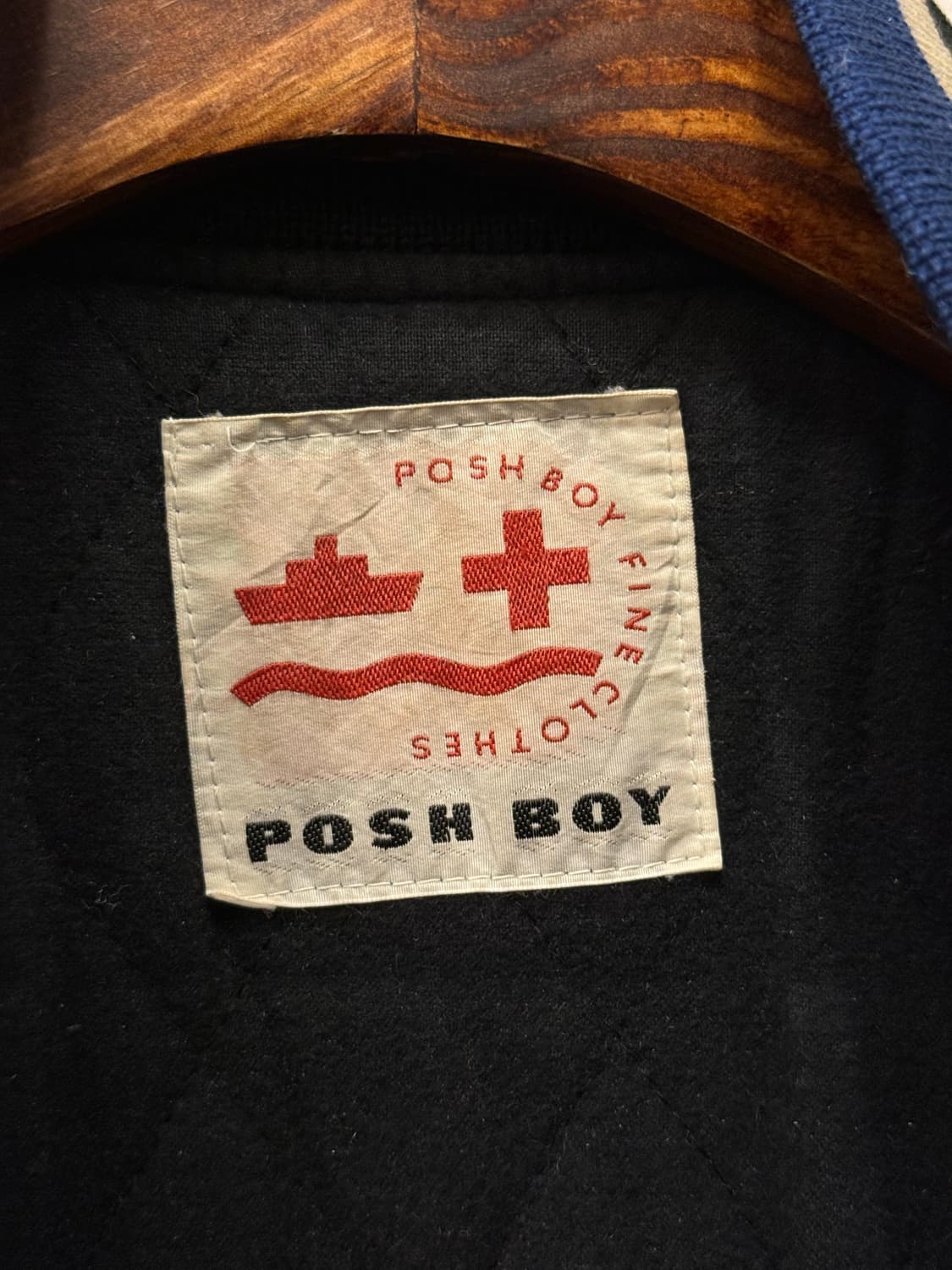 XL) POSHBOY 5th Leather Arm Varsity Jack 상품이미지7