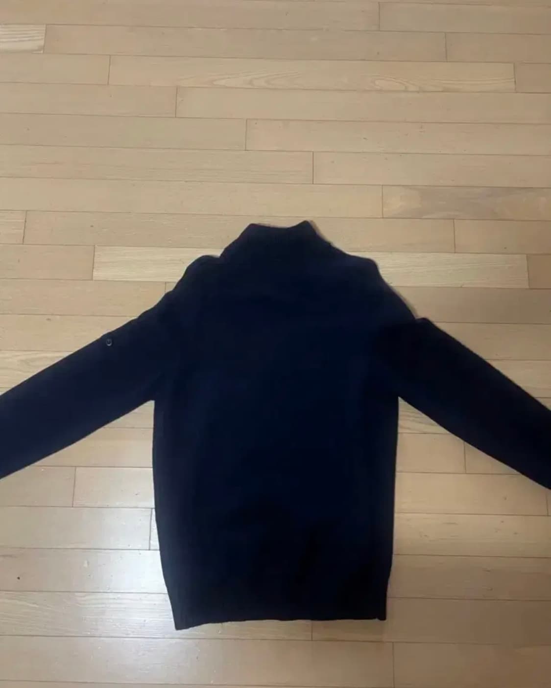 [당일출고,L사이즈] 새상품급 스톤아일랜드 램스울 반집업 니트 상품이미지2