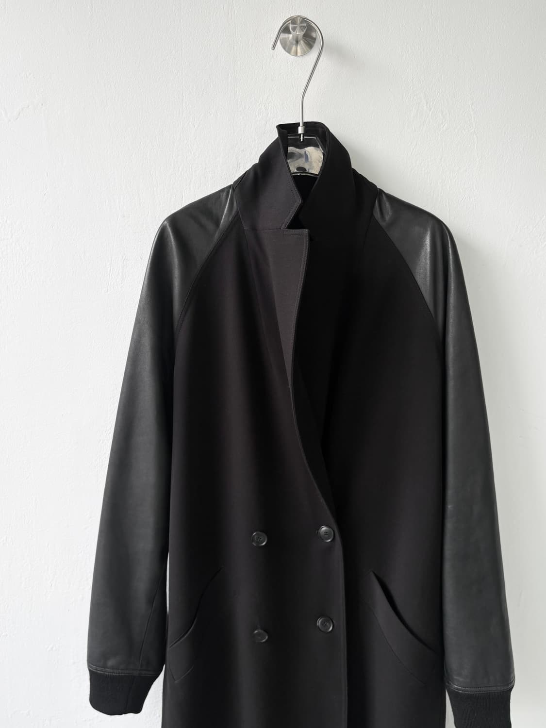 알렉산더왕 레더 암 더블 브레스트 코트  상품이미지4