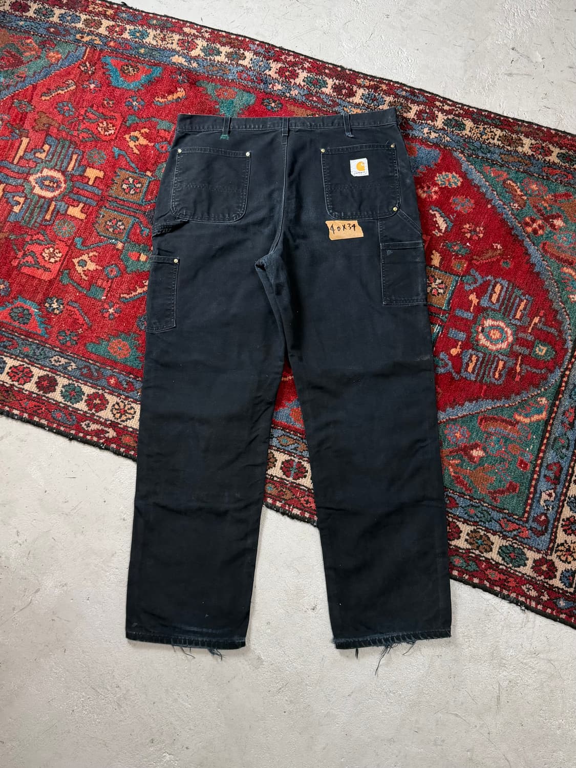 OG 칼하트 더블니 블랙 칼하트 썩블니 카펜터 상품이미지4