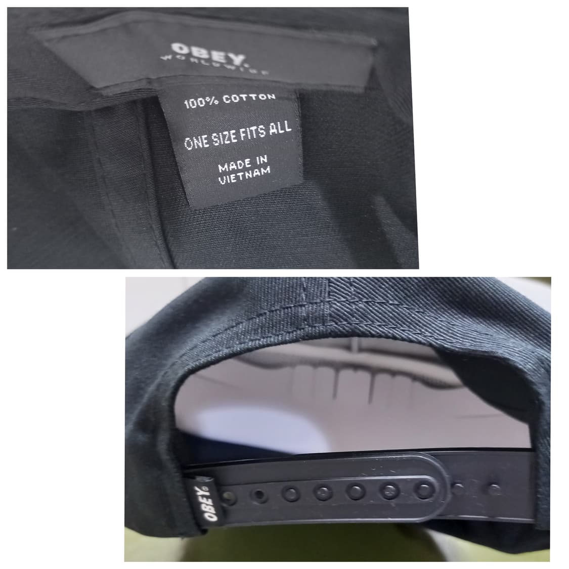 새상품 오베이 스냅백모자 상품이미지7