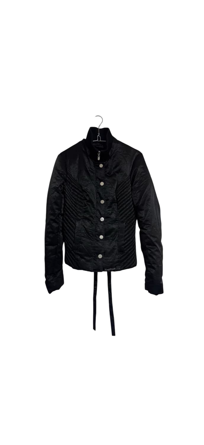 백 코르셋 푸퍼 자켓 Back corset Puffer Jacket  상품이미지1