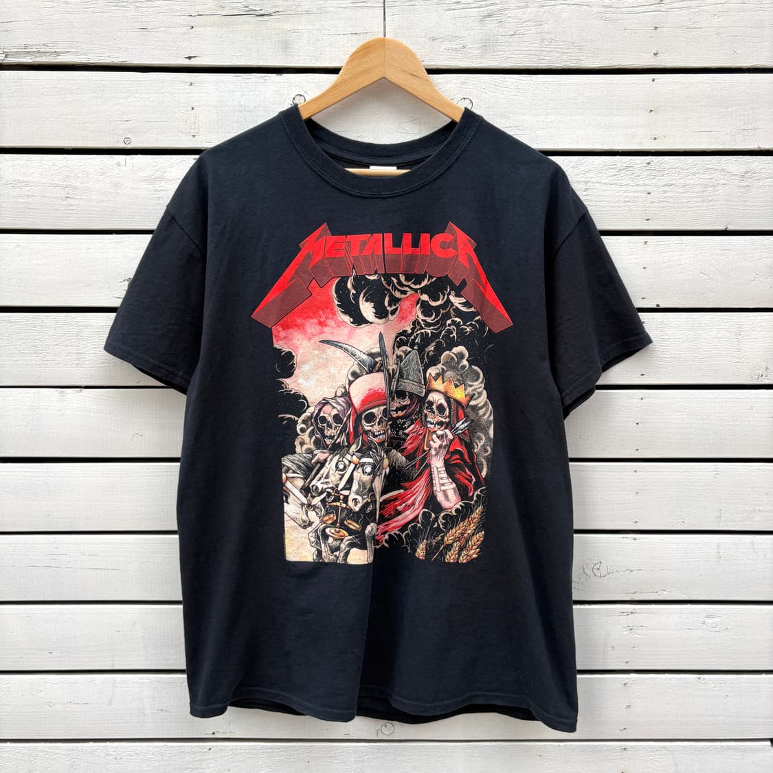 Metallica 빈티지 메탈리카 투어 반팔 티셔츠 상품이미지1