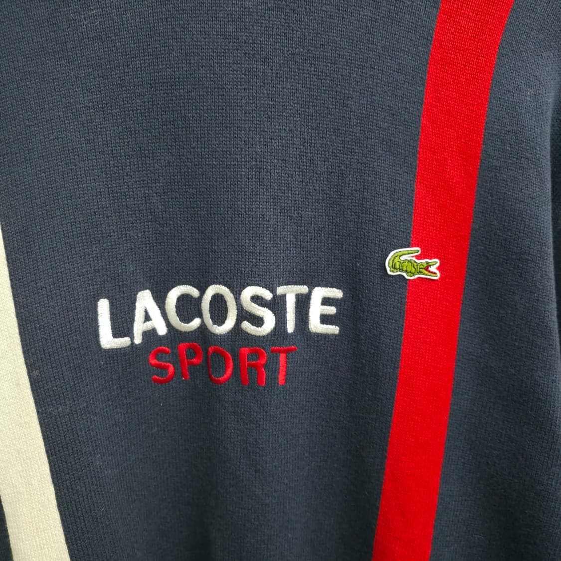 [M] 라코스테 스포츠 네이비 니트 상품이미지4