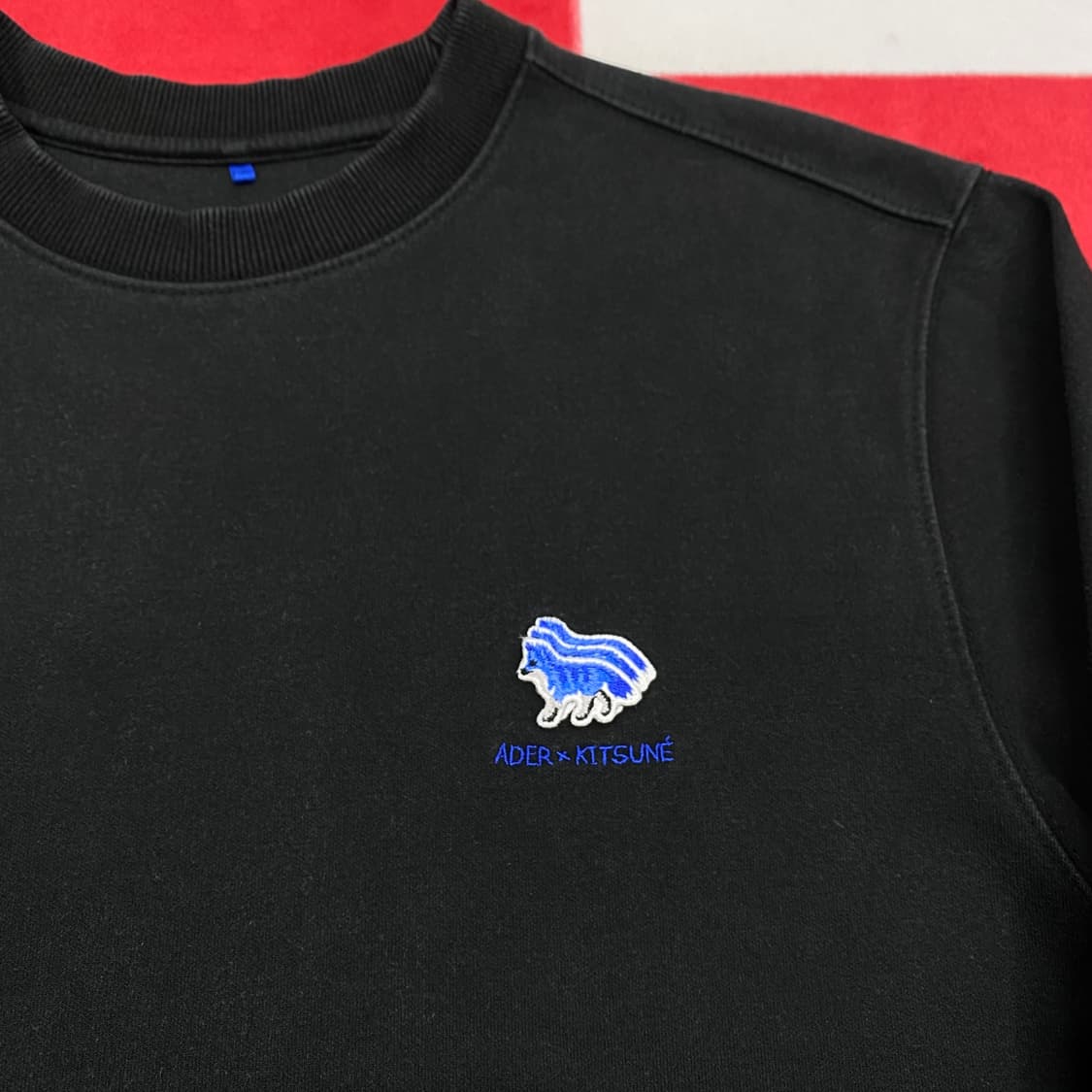 아더에러 메종키츠네 트리플폭스 맨투맨 1 실측M 상품이미지3