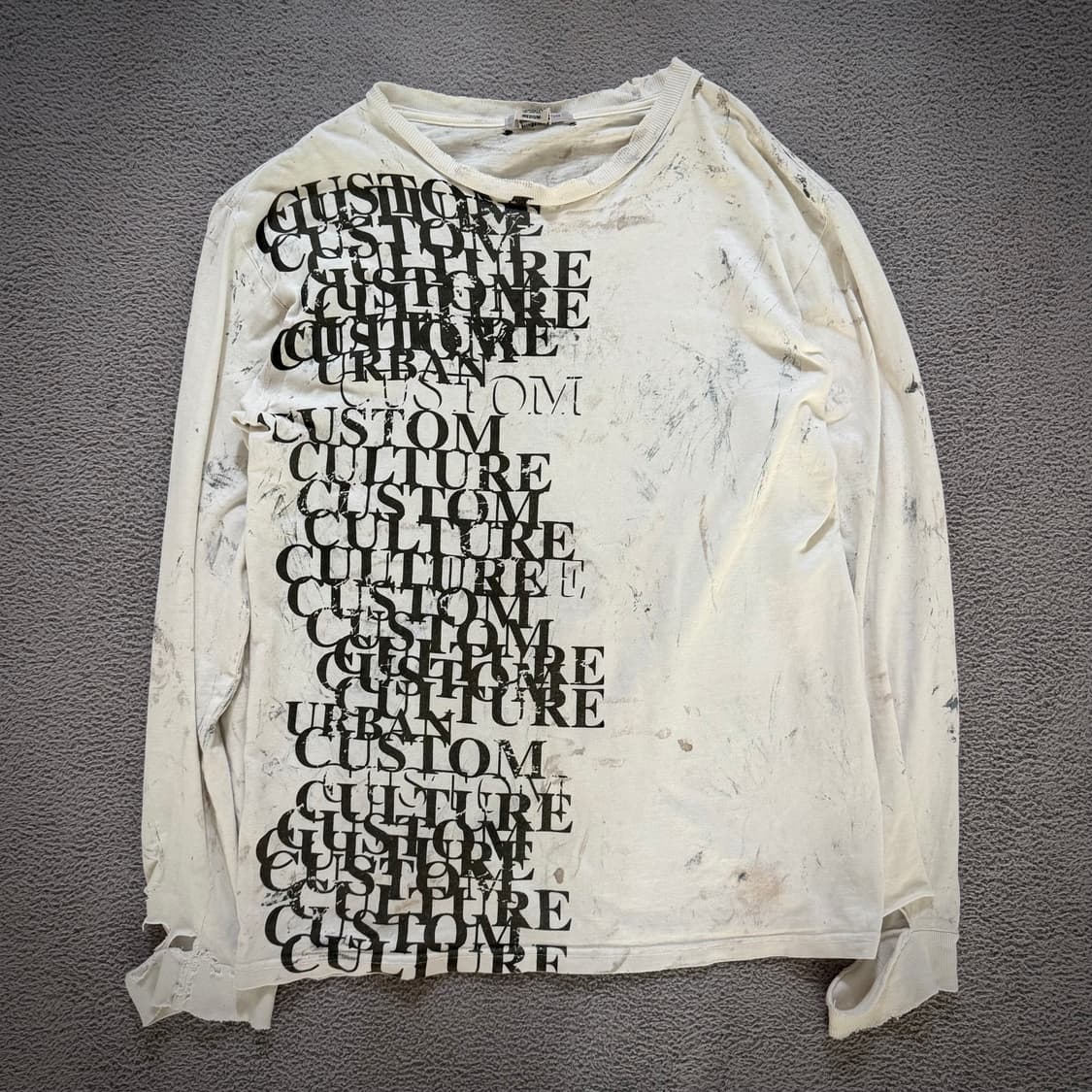   Custom culture destroyed long sleeve 상품이미지1