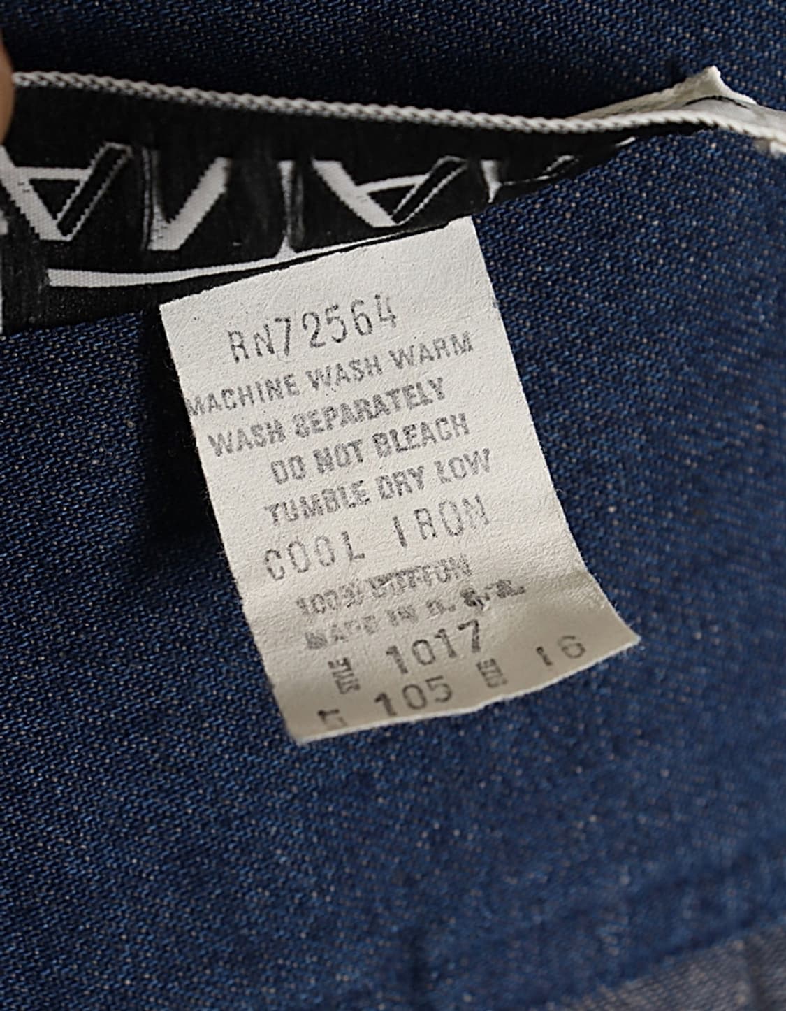  90's ANTARA Denim Shirt One-Piece 상품이미지9