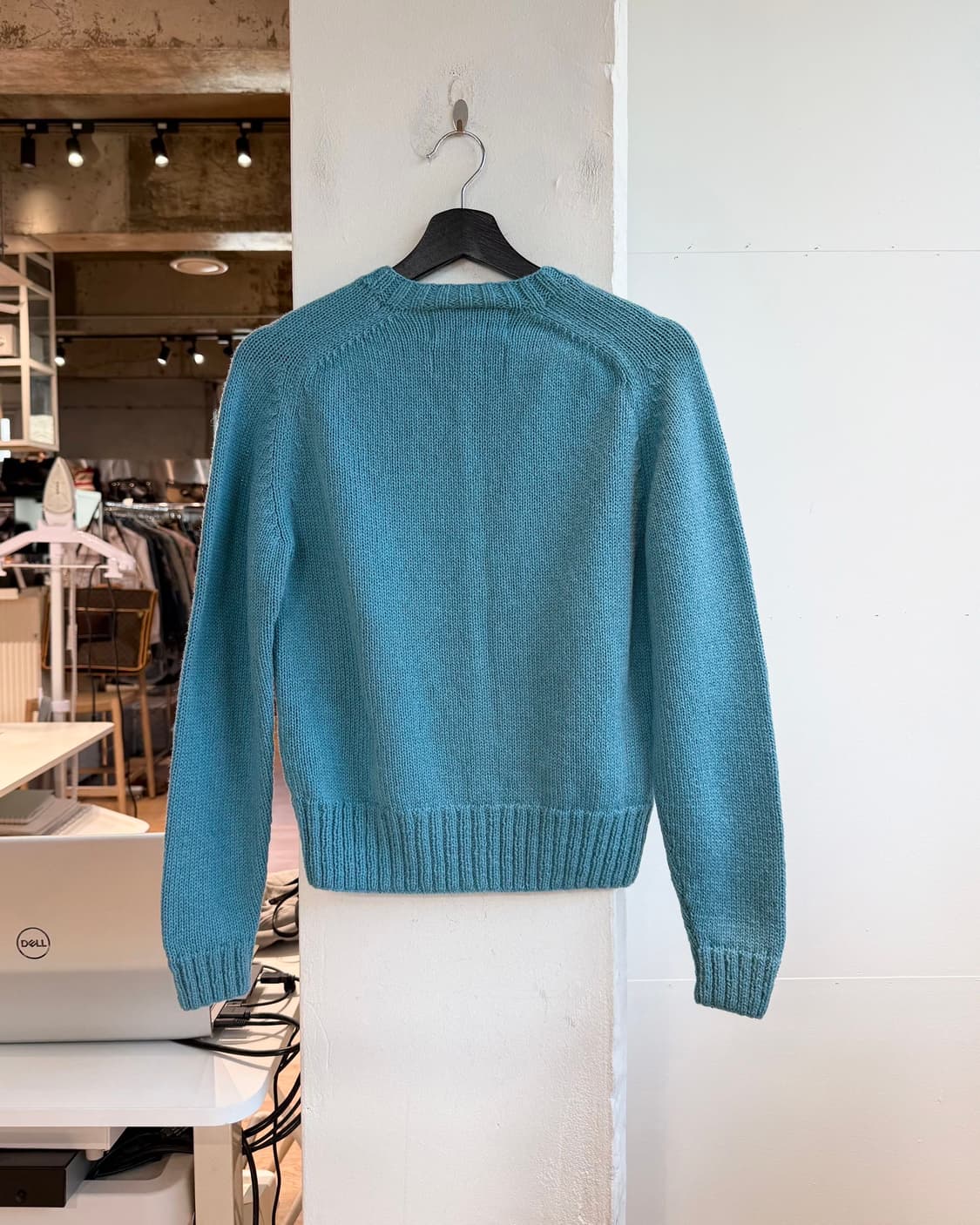 인버알란 얼바닉 블루 라운드 가디건  상품이미지7