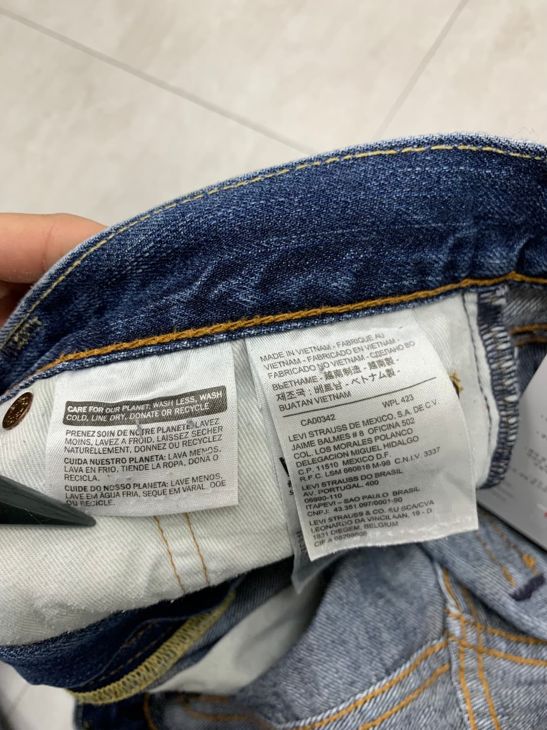 리바이스 505 데님팬츠 #424 상품이미지4