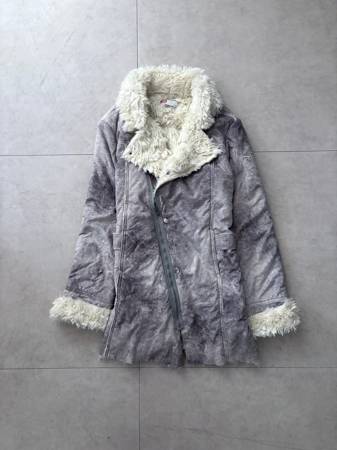 디젤 Y2k 퍼 코트 상품이미지1