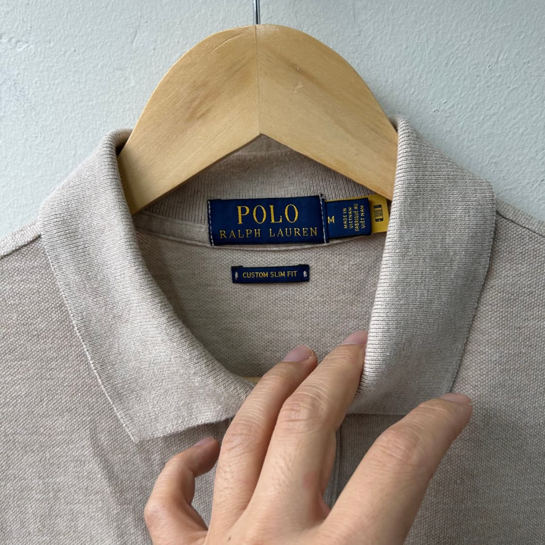 16760 - 폴로 랄프로렌 베이지 반팔 카라티 상품이미지3