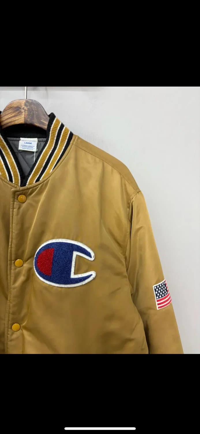 챔피온 빅로고 새틴 스타디움 바시티 재킷 H1594 상품이미지3