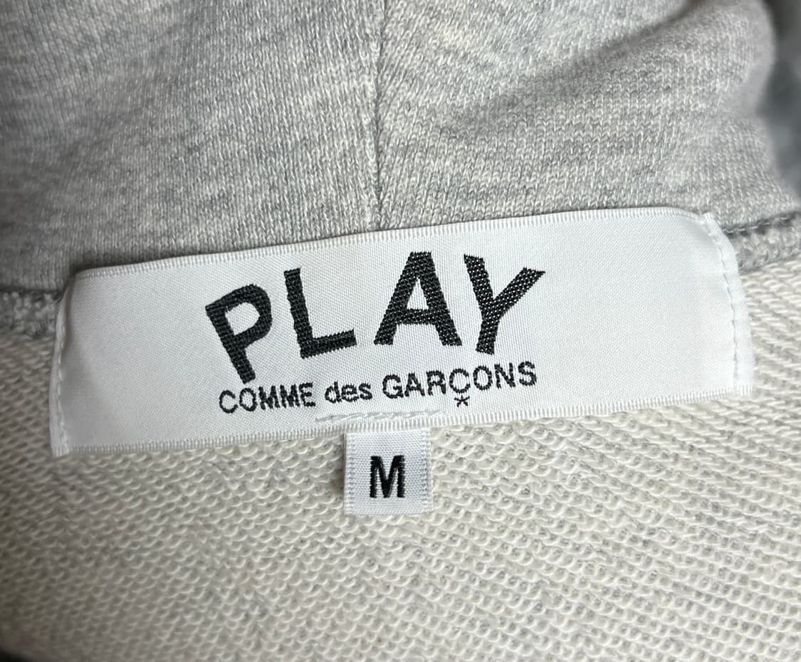 꼼데가르송 5하트 후드집업 그레이 M 상품이미지6