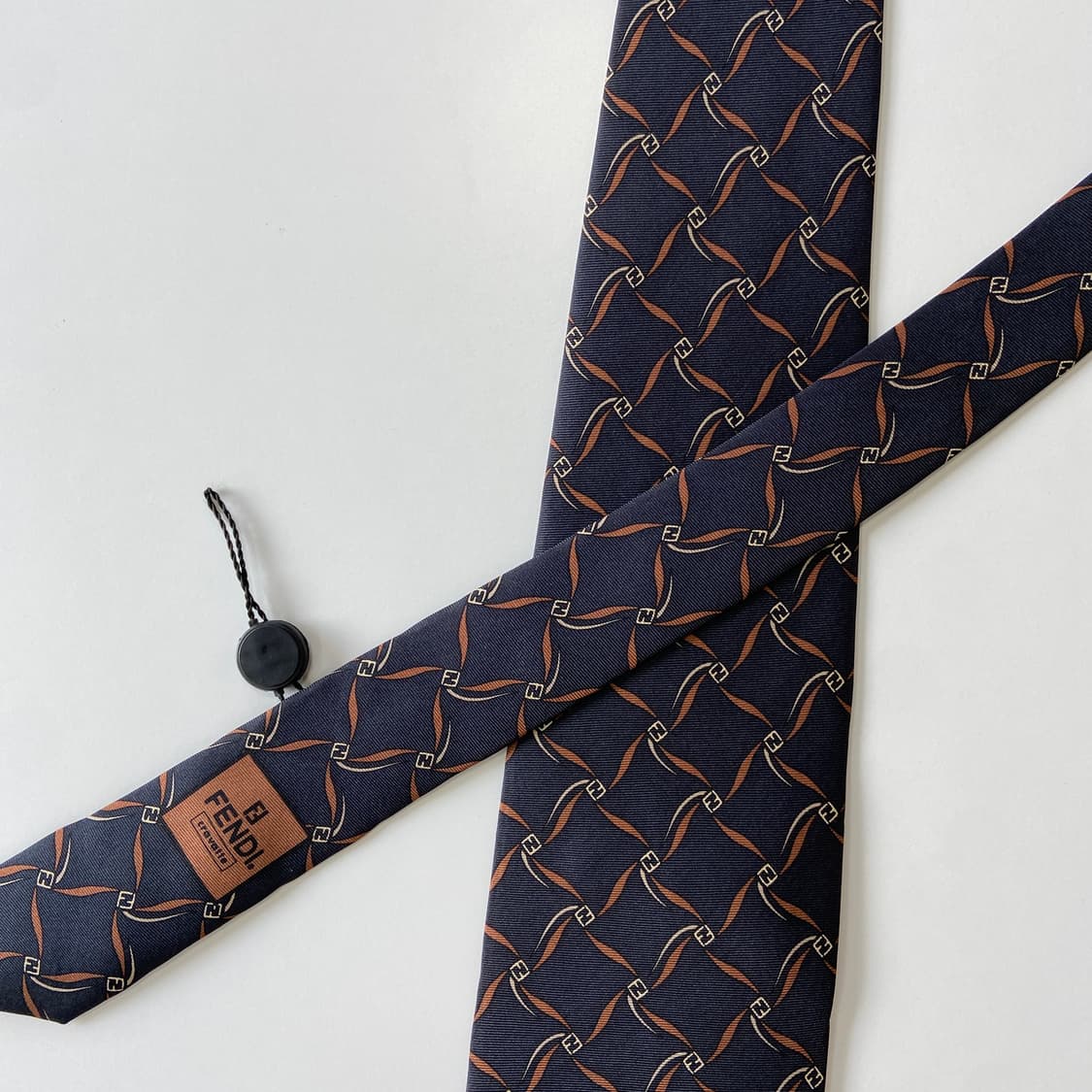 펜디 (FENDI) FF 모노그램 정품 명품 넥타이 상품이미지4