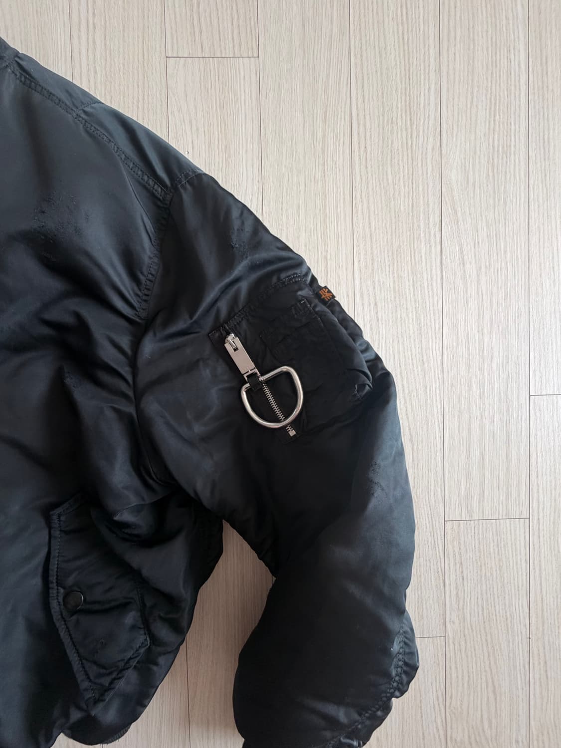 알릭스 x 알파 인더스트리 이터널 D링 봄버 블랙 ma-1자켓 상품이미지3