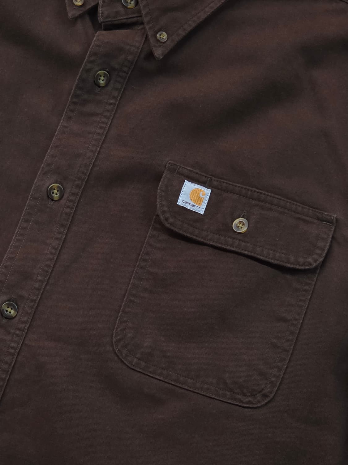 칼하트 브라운 반팔셔츠 상품이미지2