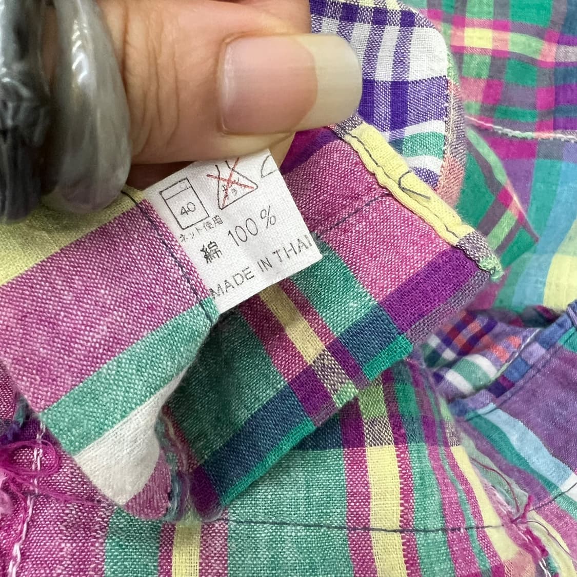 폴로 랄프로렌 마드라스 패치워크 반팔셔츠 상품이미지8